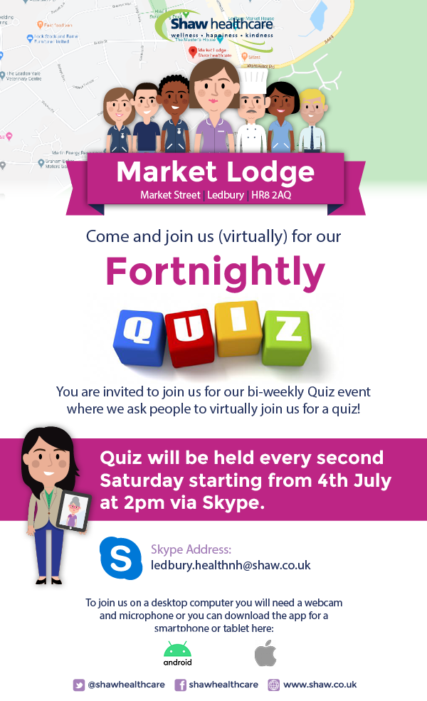 Market Lodge Quiz Invite