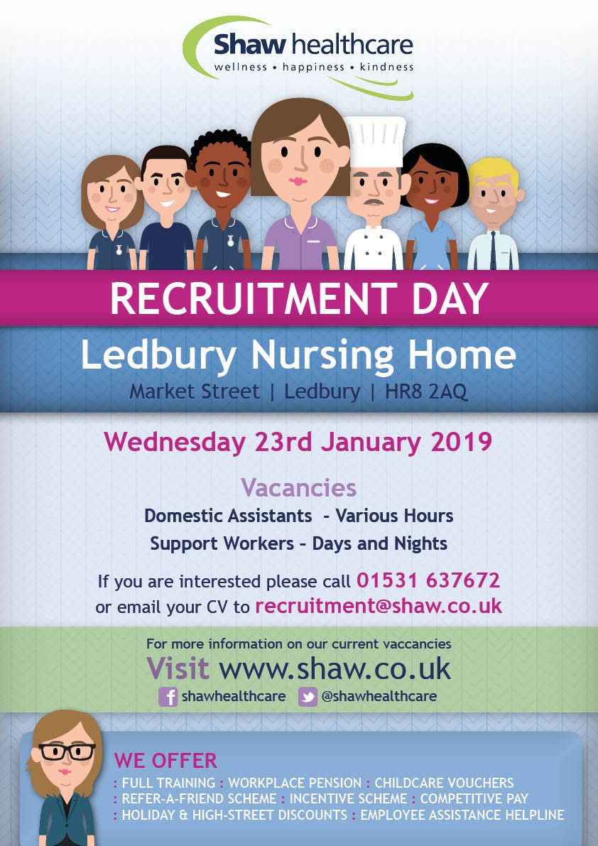 Recruitment Ledbury open day 2019 EDIT