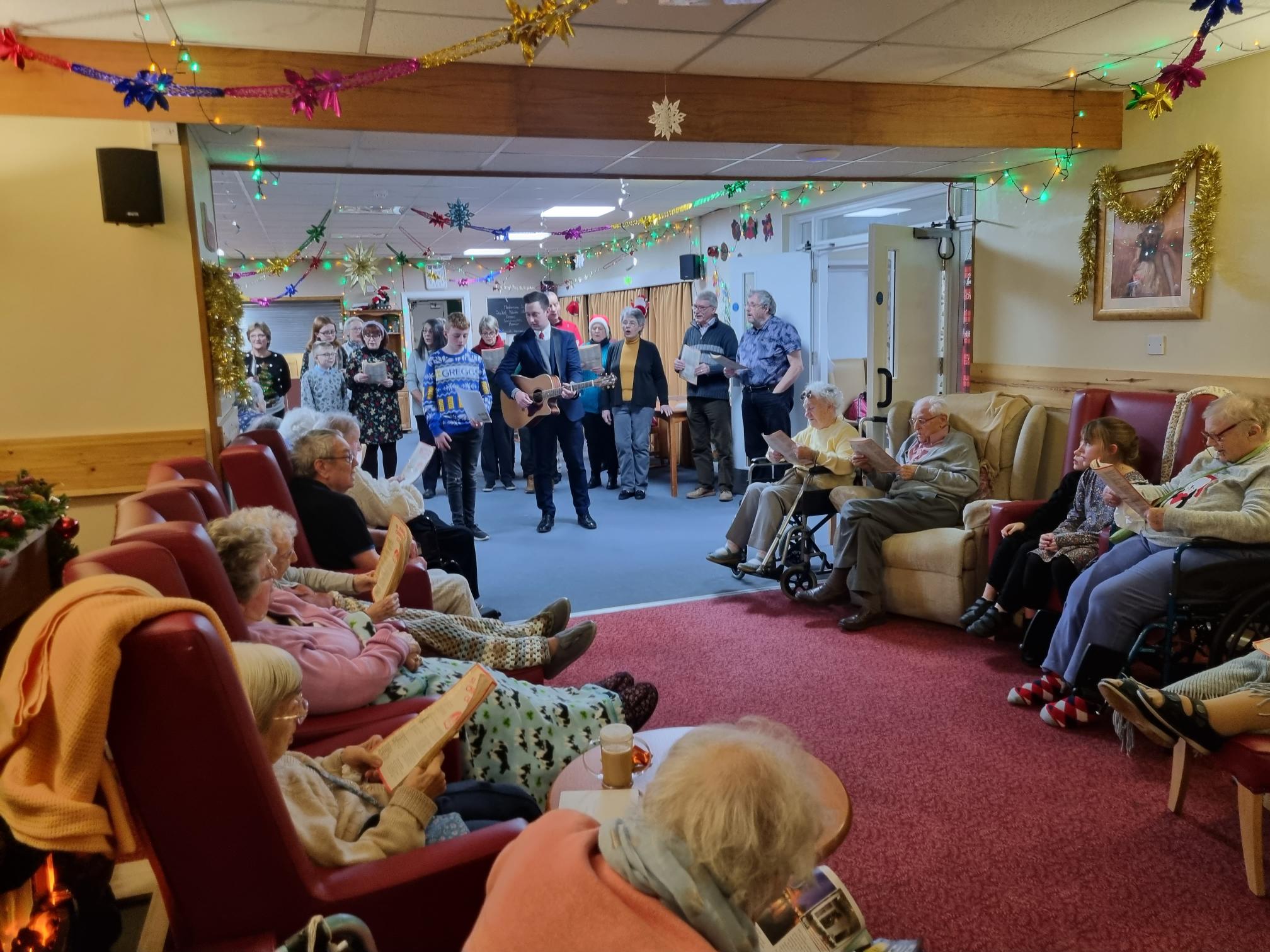 Choir and residents 