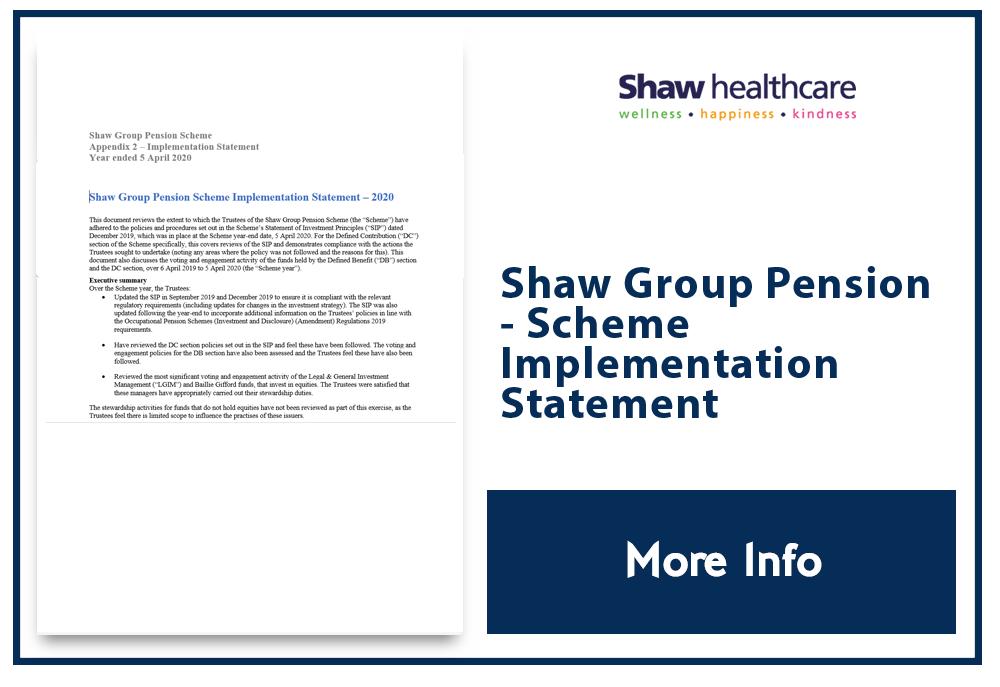 shaw group pension